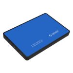 Hard drive external enclosure Orico SSD/HDD 2.5" SATA III (blue)
