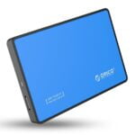 Hard drive external enclosure Orico SSD/HDD 2.5" SATA III (blue)