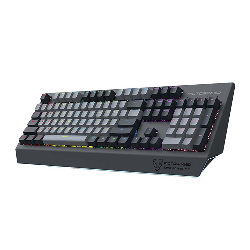 Mechanical gaming keyboard Motospeed CK99 RGB (black&grey)