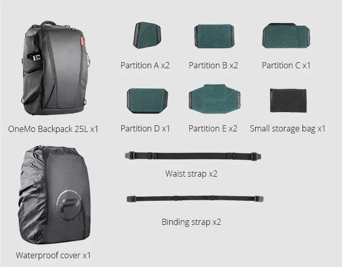 Backpack 25l+ shoulder bag PGYTECH OneMo P-CB-021 (Olivine Camo)