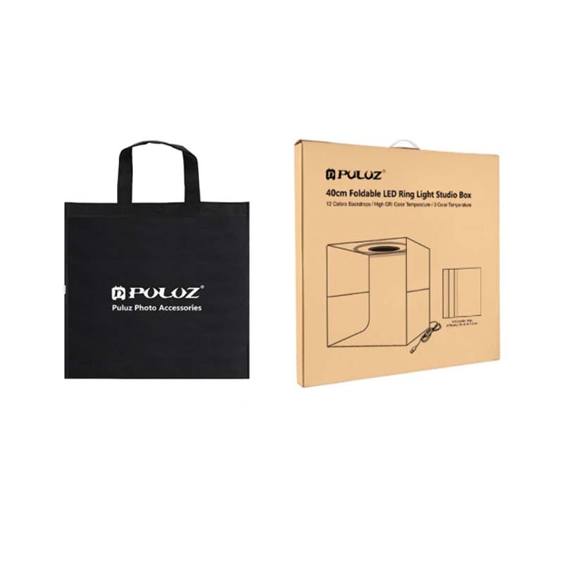 Photo studio Puluz LED 40cm PU5041B