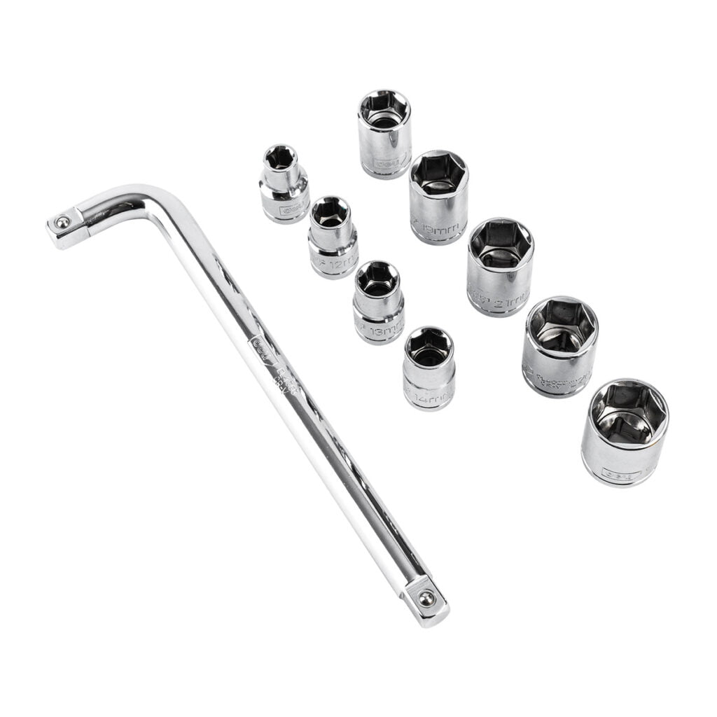 Socket Sets 9 pcs Deli Tools EDL2010T