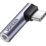 Audio adapter UGREEN AV154 USB-C to mini jack 3.5mm (gray)