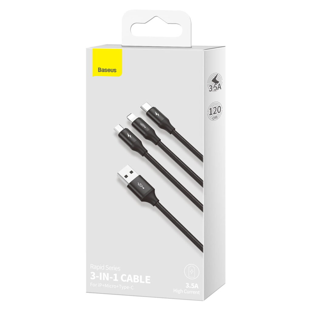 USB to micro USB / USB-C / Lightning