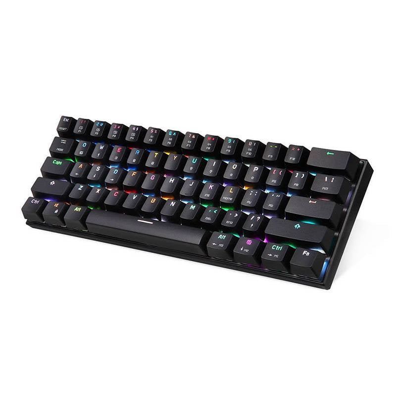Wireless mechanical keyboard Motospeed CK62 Bluetooth RGB (black)