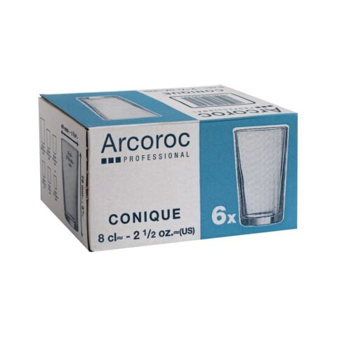 Ποτήρι Arcoroc Conique Διαφανές Γυαλί (x6) (8 cl)