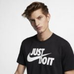 Ανδρική Μπλούζα με Κοντό Μανίκι Nike Sportswear JDI Μαύρο