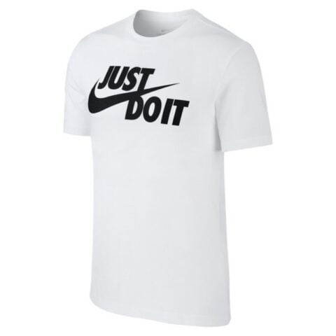 Ανδρική Μπλούζα με Κοντό Μανίκι Nike Sportswear JDI AR5006 100 Λευκό