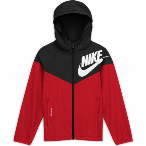 Παιδικό Αθλητικό Μπουφάν Nike Sportswear Windrunner Κόκκινο