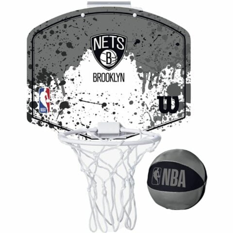Καλάθι Mπάσκετ Wilson Brooklyn Nets Mini Γκρι