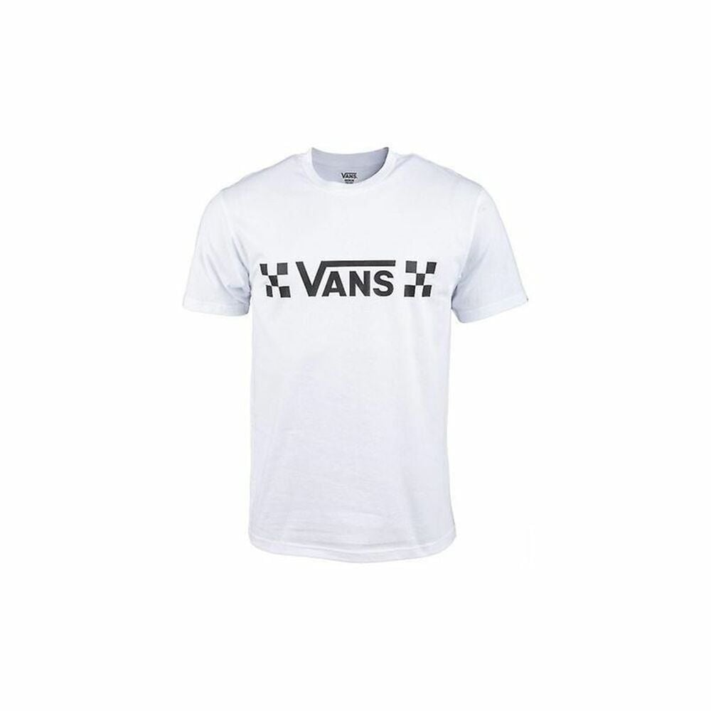 Ανδρική Μπλούζα με Κοντό Μανίκι Vans Drop V Check-B Λευκό