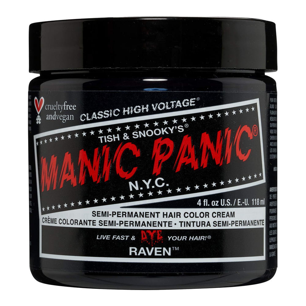 Μόνιμη Βαφή Classic Manic Panic ‎HCR 11007 raven (118 ml)