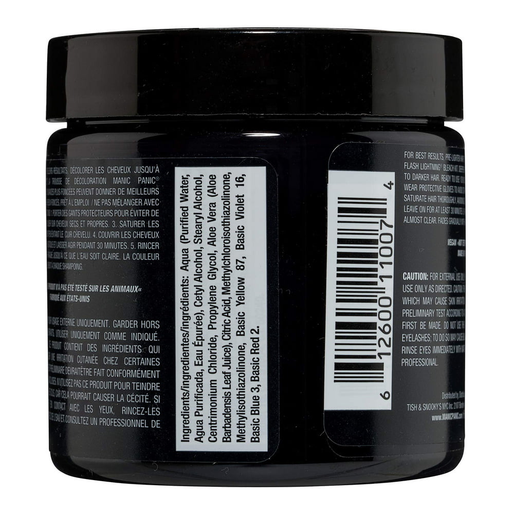 Μόνιμη Βαφή Classic Manic Panic ‎HCR 11007 raven (118 ml)