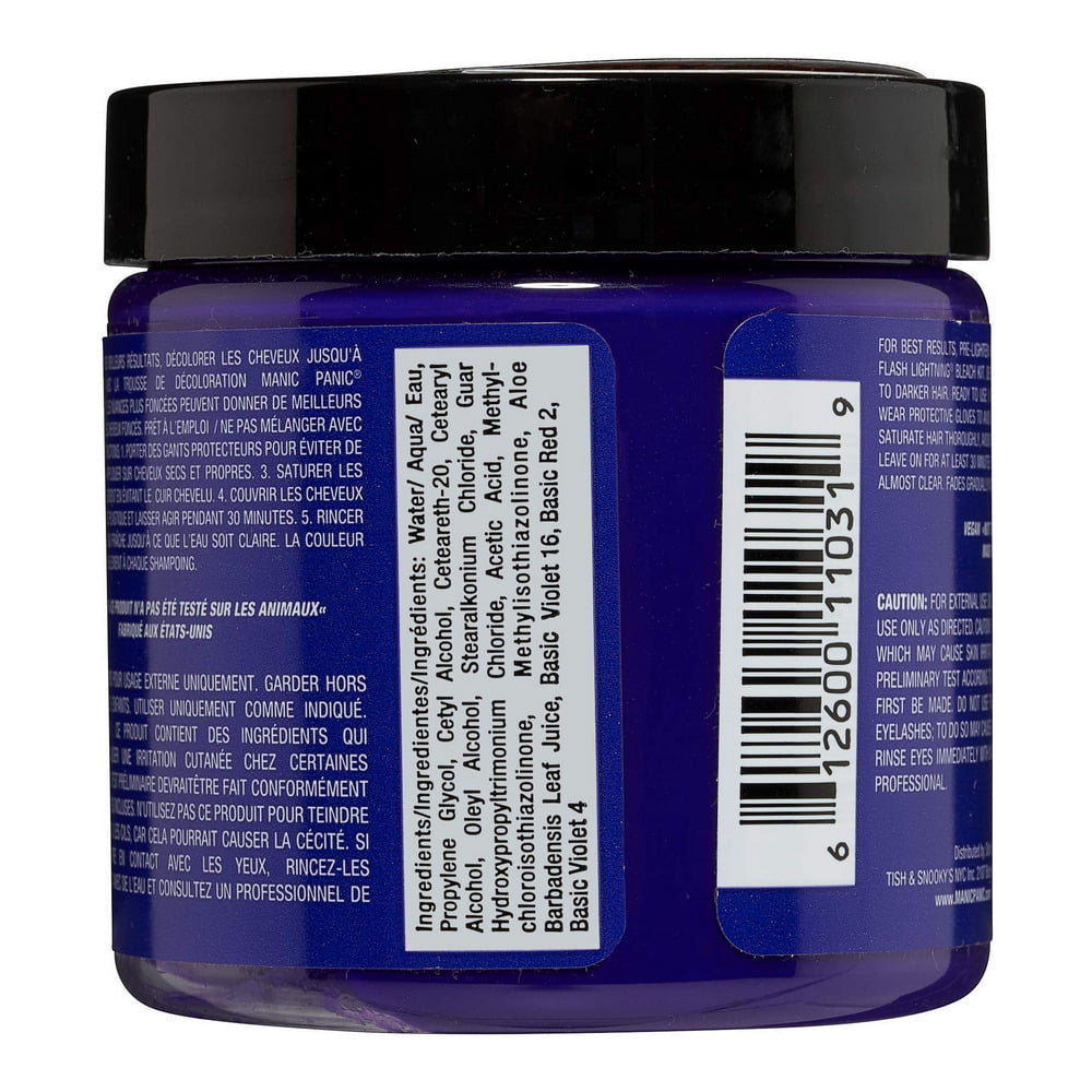 Μόνιμη Βαφή Classic Manic Panic Ultra Violet (118 ml)