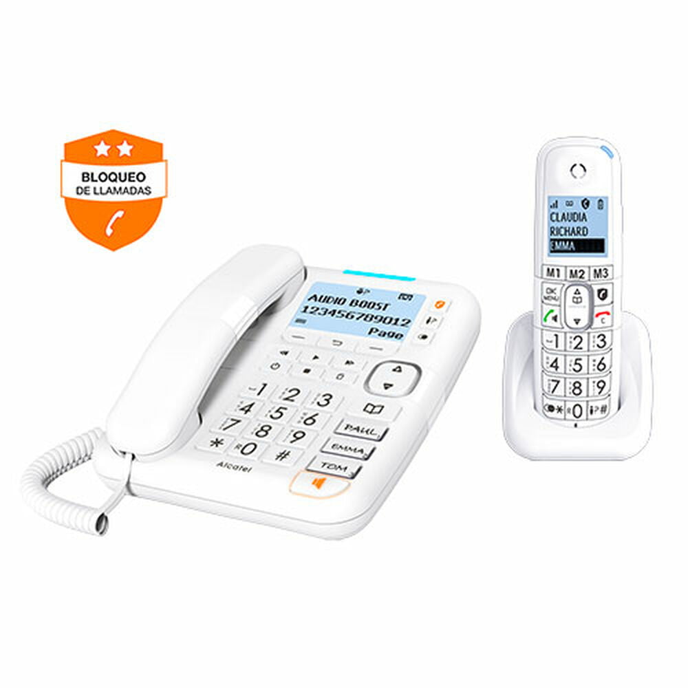 Ασύρματο Τηλέφωνο Alcatel XL785 Λευκό