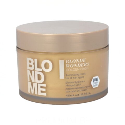 Μάσκα για Άνοιγμα των Ξανθών Μαλλιών Schwarzkopf  Blondme Blonde Wonders Golden (450 ml)