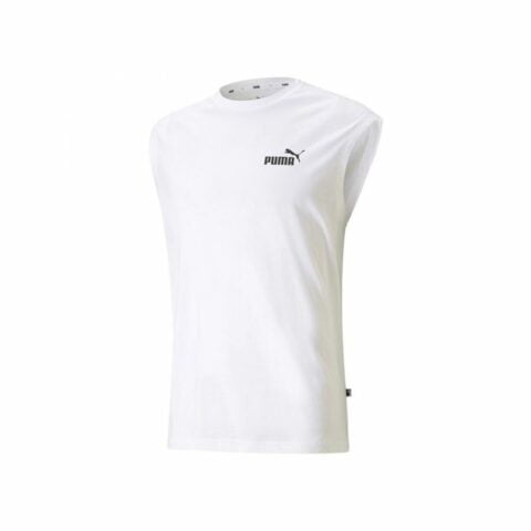 Ανδρική Μπλούζα με Κοντό Μανίκι Puma Sleeveless Tee Λευκό