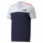 Ανδρική Μπλούζα με Κοντό Μανίκι Puma Essentials+ Block M Λευκό