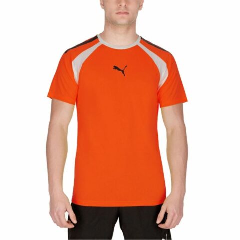 Ανδρική Μπλούζα με Κοντό Μανίκι Puma TeamLIGA Πορτοκαλί