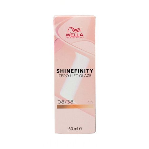 Μόνιμος Χρωματισμός Wella Shinefinity Nº 08/38 (60 ml)