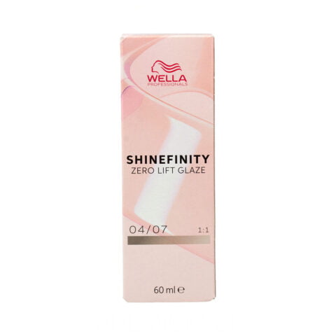 Μόνιμος Χρωματισμός Wella Shinefinity Nº 04/07 (60 ml)