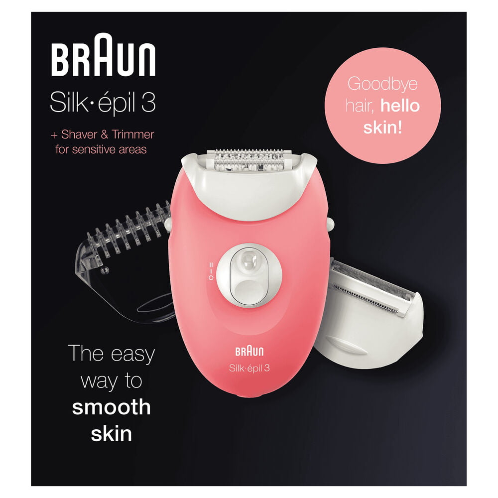 Ηλεκτρική Συσκευή Αφαίρεσης Μαλλιών Braun Silk-épil 3