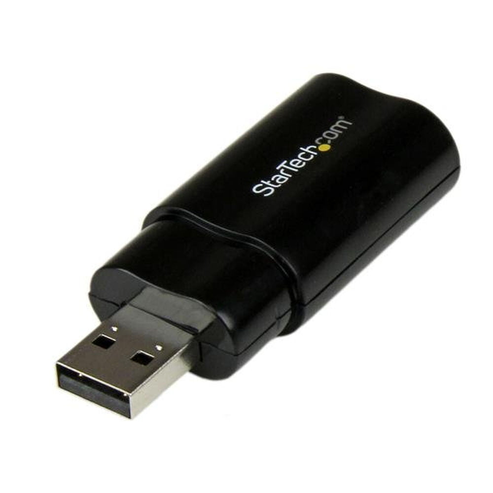 Εξωτερική Κάρτα Ήχου USB Startech ICUSBAUDIOB Μαύρο