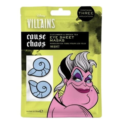 Μάσκα για το Περίγράμμα των Ματιών Mad Beauty Disney Villains Ursula (6 x 5 ml)