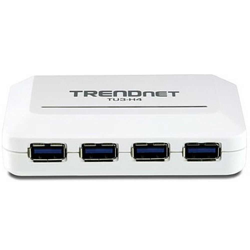USB Hub Trendnet TU3-H4               Λευκό