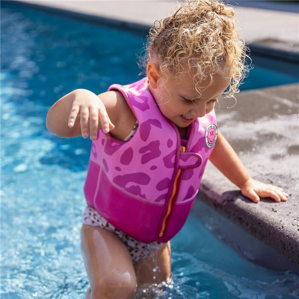Ζωηρόχρωμο Swim Essentials Leopard Ροζ