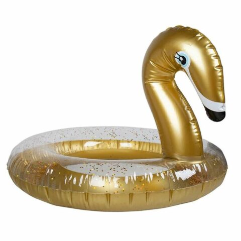 Inflatable Pool Float Swim Essentials Swan Glitter