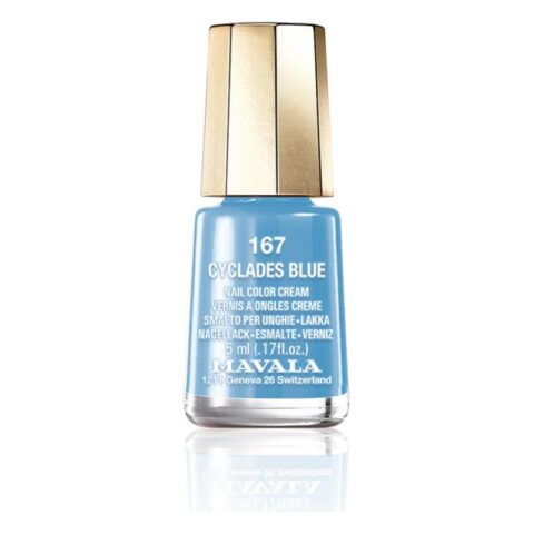 Βερνίκι νυχιών Mavala Nail Color Cream 167-cyclades blue (5 ml)