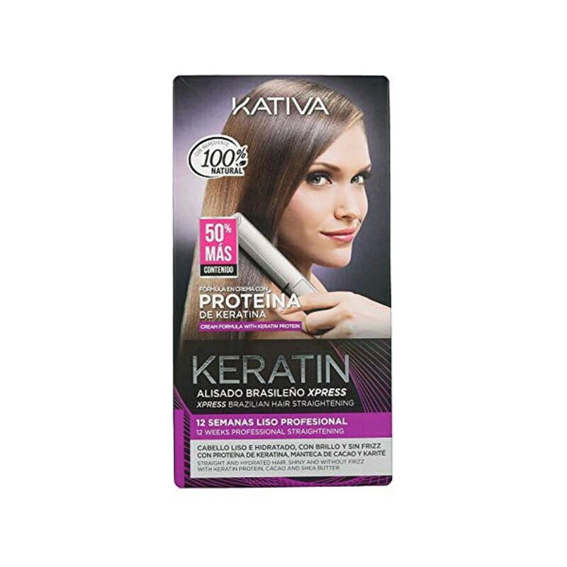 Θεραπεία Mαλλιών Ισιώματος Kativa Keratin Brasilian (3 pcs)