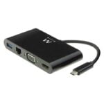 Dockstation Ewent EW9827 USB C HDMI VGA RJ45 4K 5 Gbps
