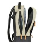 Αθλητική Τσάντα με Θήκη για τα Παπούτσια Safta M883 Μπεζ Σκούρο γκρίζο 15 L