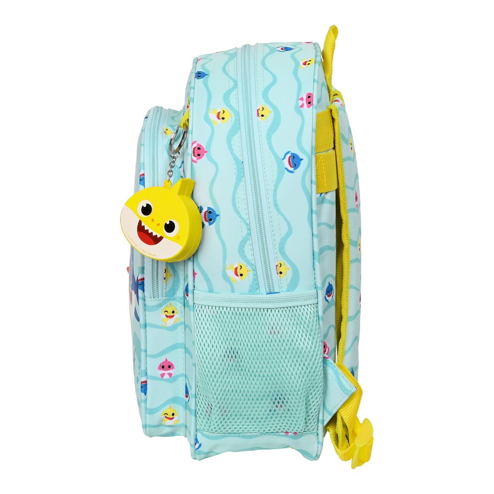 Παιδική Τσάντα Baby Shark Beach day Κίτρινο Ανοιχτό Μπλε (27 x 33 x 10 cm)