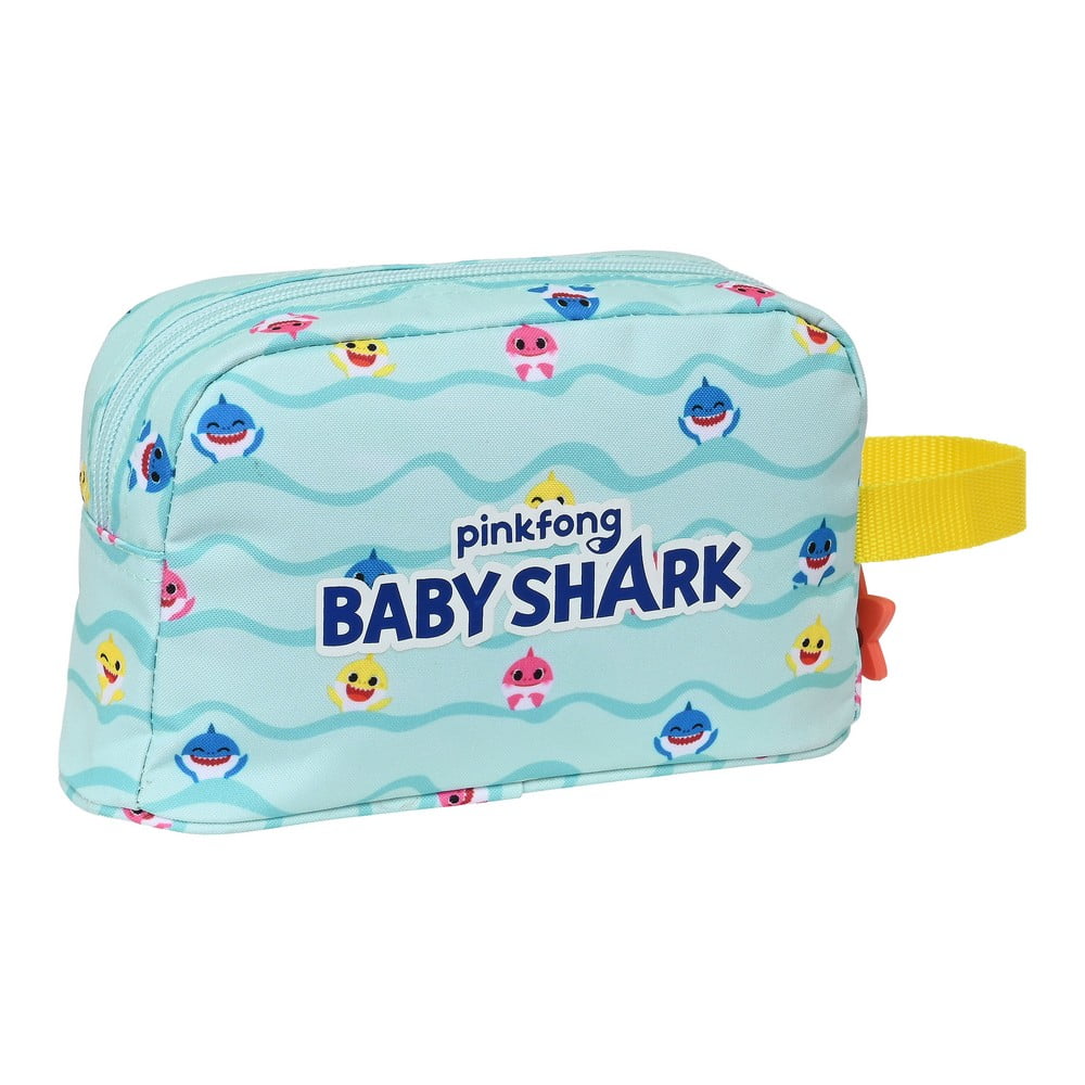 θερμική Θήκη Μεταφοράς Σνακ Baby Shark Beach Day Κίτρινο Ανοιχτό Μπλε (21.5 x 12 x 6.5 cm)
