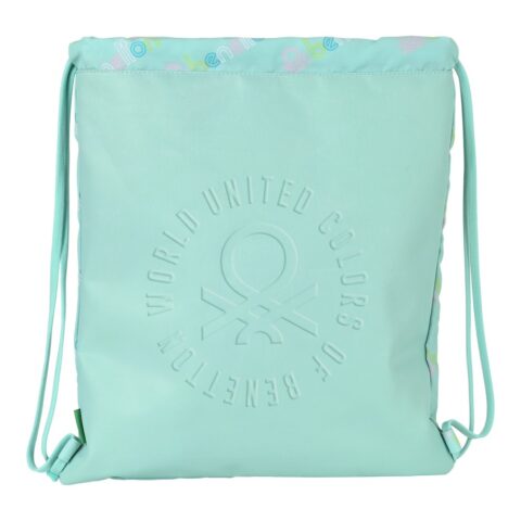 Σχολική Τσάντα με Σχοινιά Benetton World (35 x 40 x 1 cm)