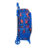 Σχολική Τσάντα με Ρόδες Spiderman Great power Μπλε Κόκκινο 32 x 42 x 14 cm