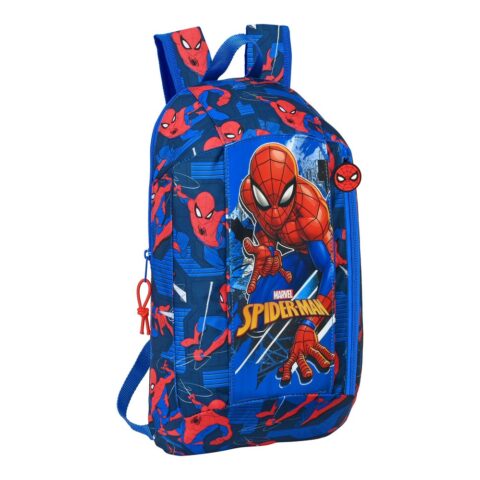 Σακίδιο Πλάτης Casual Spiderman Great power Κόκκινο Μπλε (22 x 39 x 10 cm)