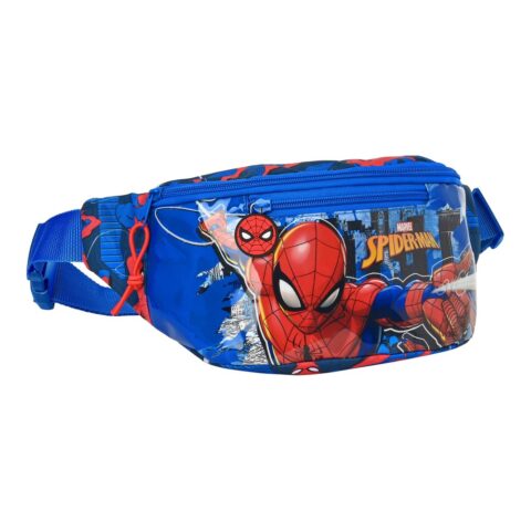 Τσάντα Mέσης Spiderman Great power Κόκκινο Μπλε (23 x 12 x 9 cm)