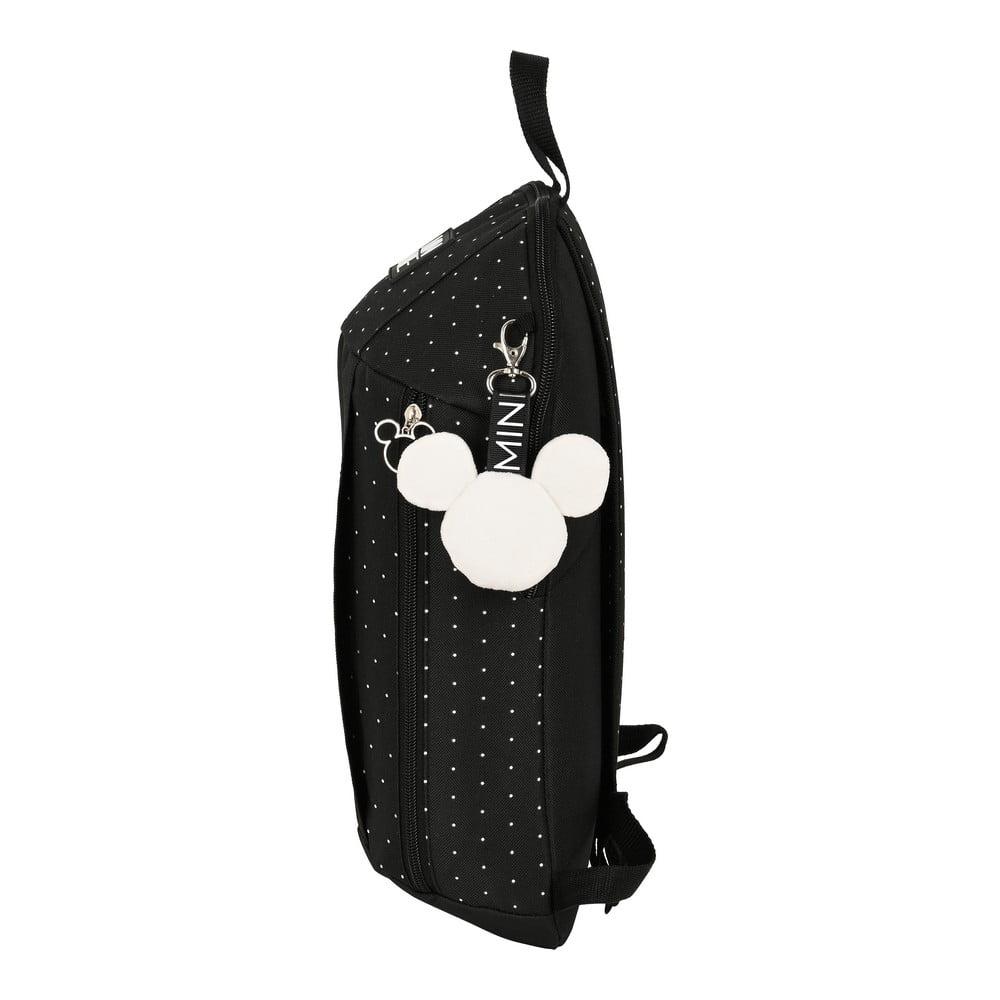 Σακίδιο Πλάτης Casual Minnie Mouse Topitos Μαύρο (22 x 39 x 10 cm)