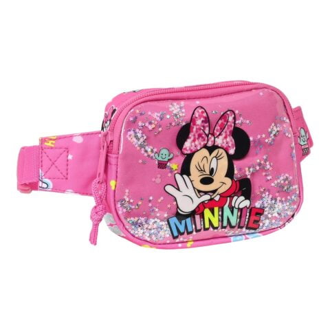 Τσάντα Mέσης Minnie Mouse Lucky Ροζ (14 x 11 x 4 cm)