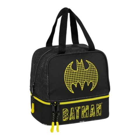 Τσάντα Γεύματος Batman Comix Μαύρο Κίτρινο (20 x 20 x 15 cm)