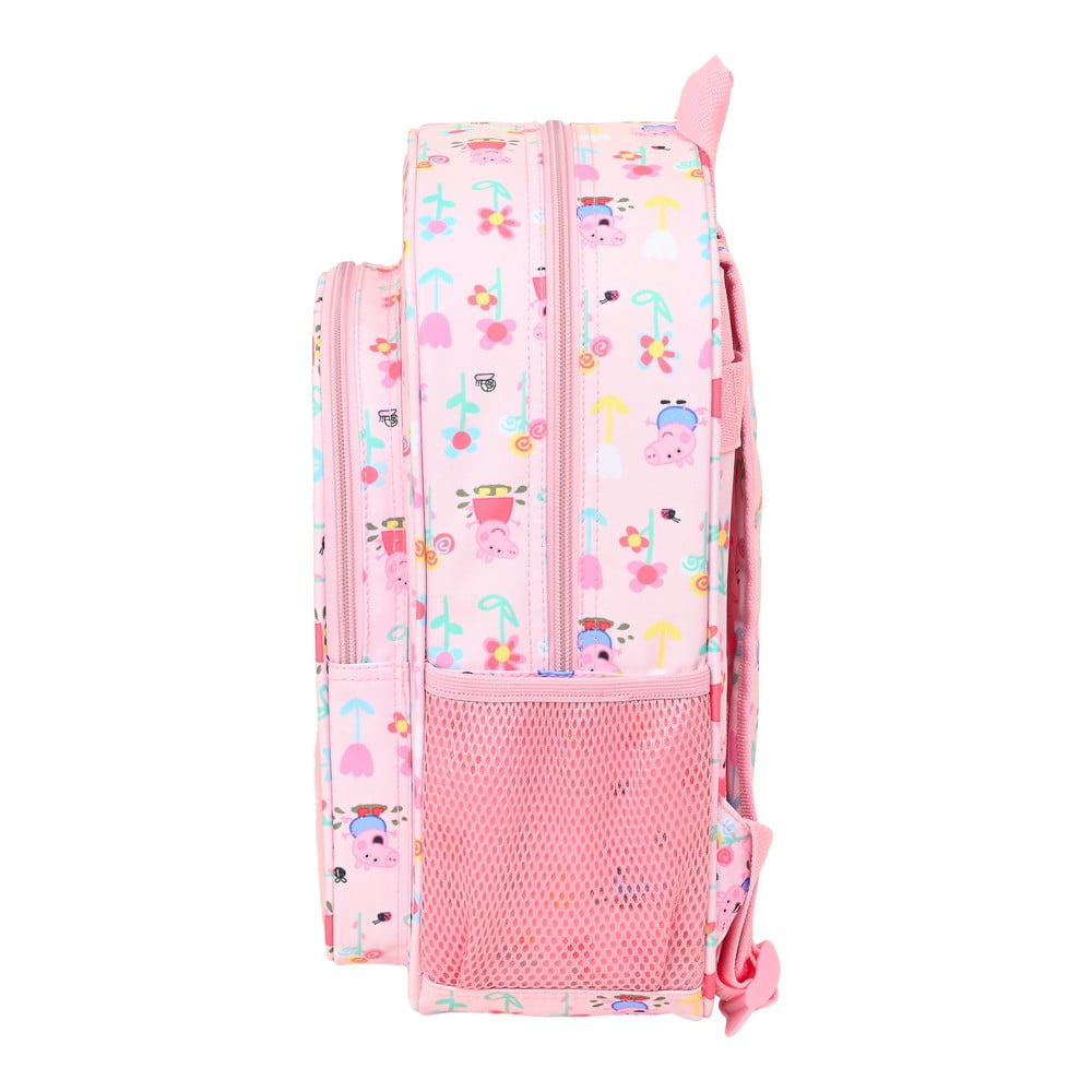 Σχολική Τσάντα Peppa Pig Having fun Ροζ (26 x 34 x 11 cm)
