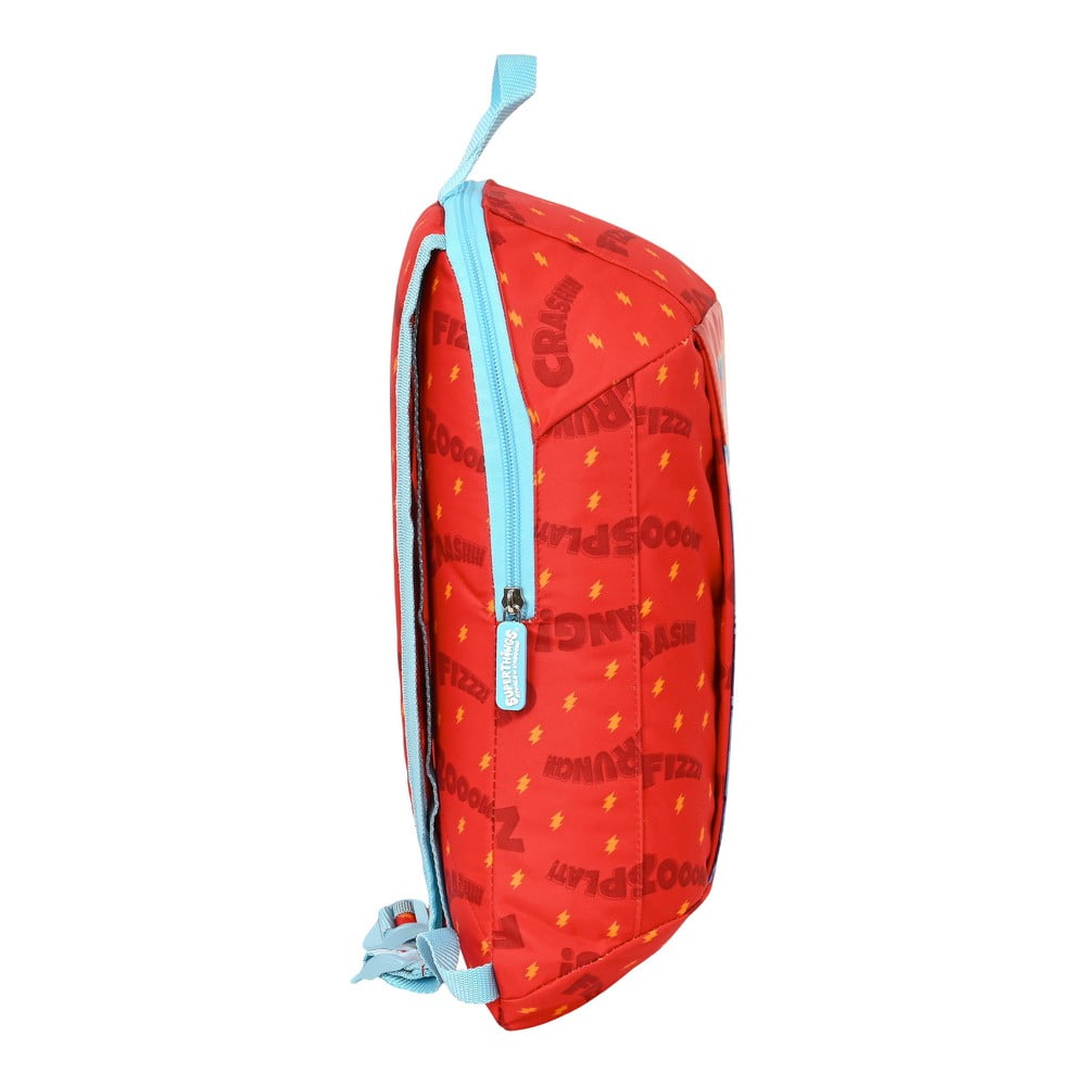 Σακίδιο Πλάτης Casual SuperThings Kazoom kids Κόκκινο Ανοιχτό Μπλε (22 x 39 x 10 cm)