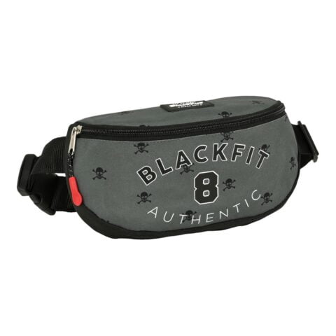 Τσάντα Mέσης BlackFit8 Skull Μαύρο Γκρι (23 x 14 x 9 cm)