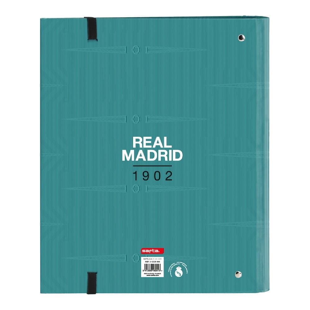 Φάκελος δακτυλίου Real Madrid C.F. Λευκό Caillou Με Κατοικίδιο 27 x 32 x 3.5 cm (30 mm)