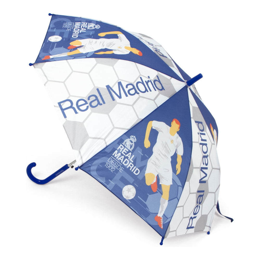 Αυτόματη Oμπρέλα Real Madrid C.F. Μπλε Λευκό (Ø 84 cm)