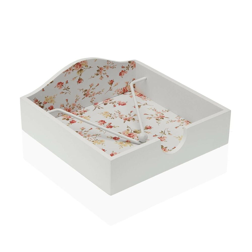 Θήκη για Χαρτοπετσέτες Versa Maggie Ξύλο MDF (18 x 7 x 18 cm)